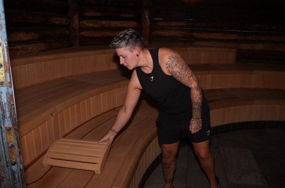 Dieptereiniging sauna